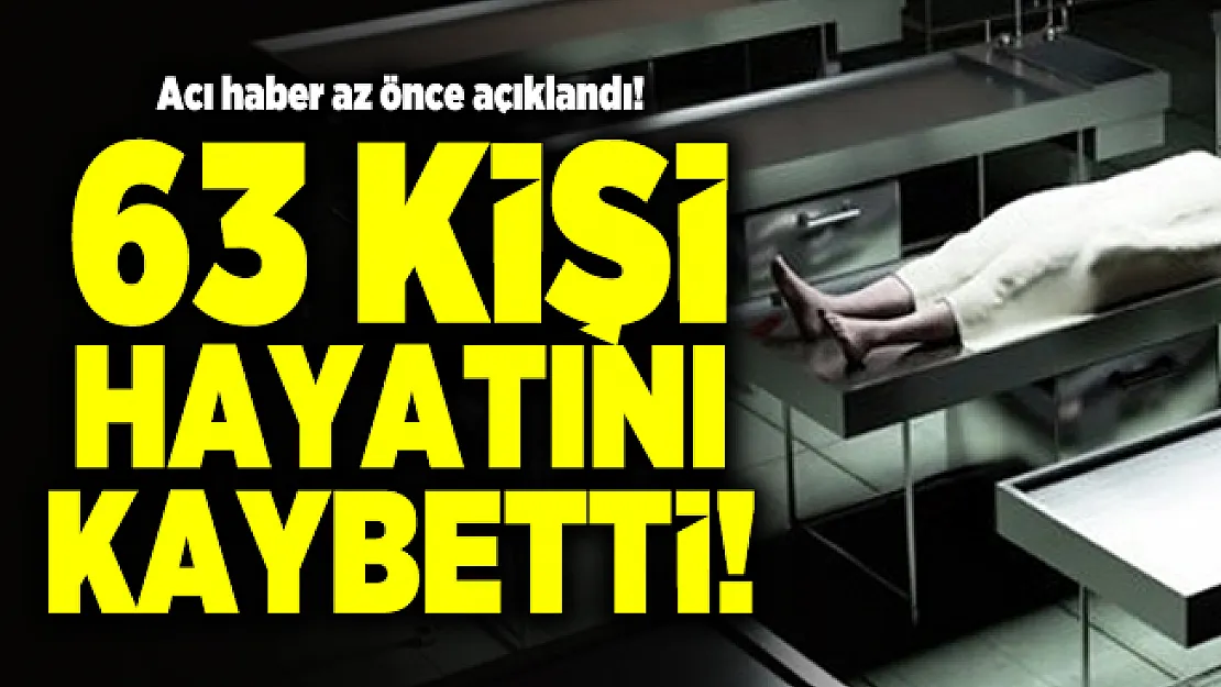 Acı haber az önce açıklandı! 63 kişi sahte içkiden hayatını kaybetti!
