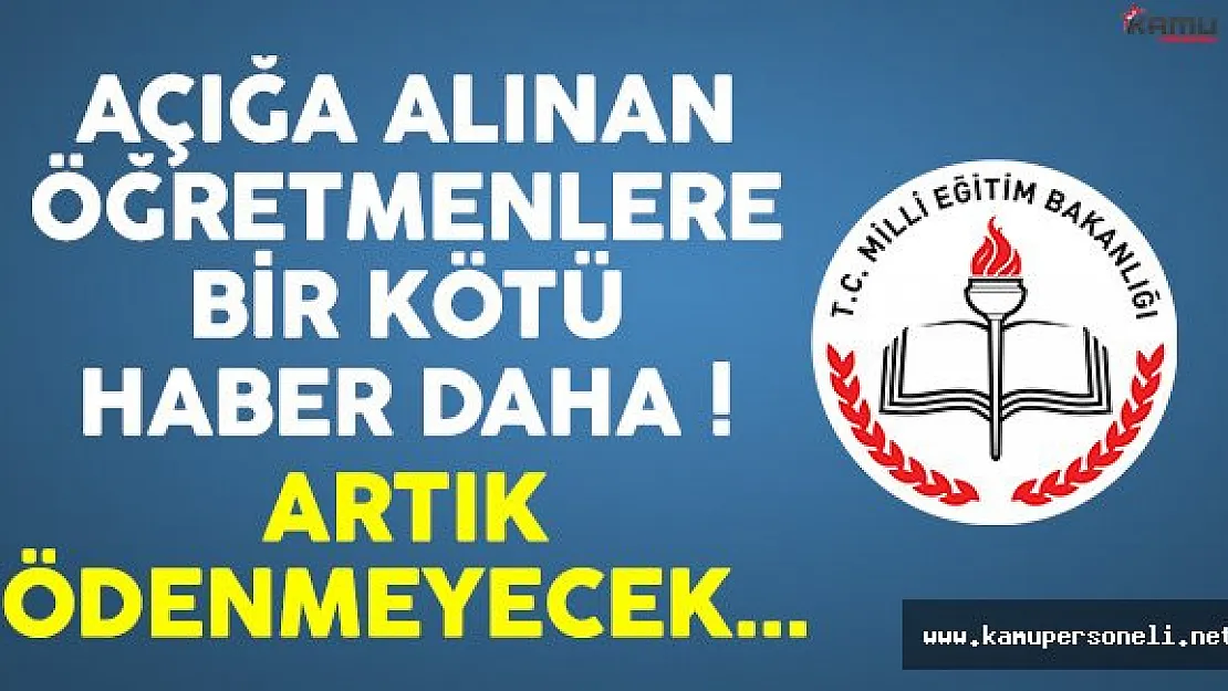 Açığa Alınan Öğretmenlere Öğretim Yılına Hazırlık Ödeneği Ödenecek Mi ?