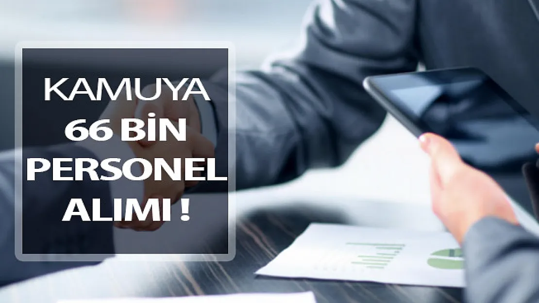 Açıklamalar Peş Peşe Geldi ! Kamuya 66 Bin Kamu Personeli Alımı Yapılacak