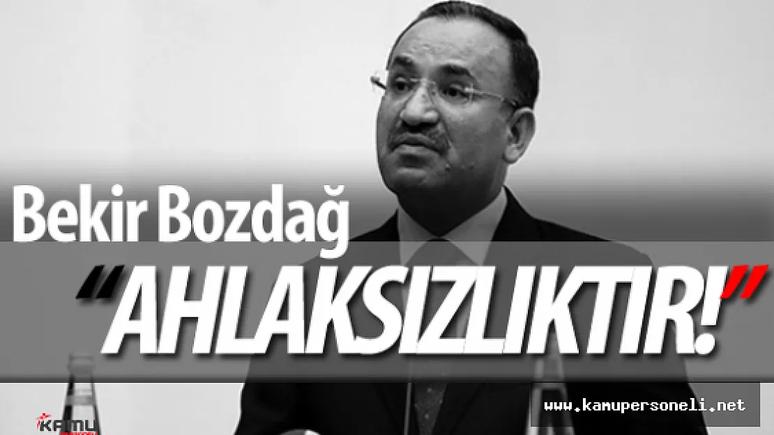 Adalet Bakanı Bekir Bozdağ'dan Flaş &quotMHP Kongresi" Açıklamaları