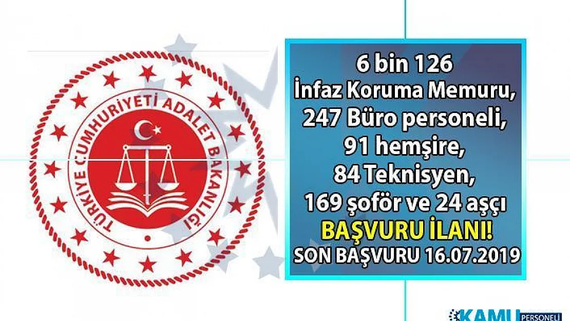 Adalet Bakanlığı 2019 yılı 6 bin 743 sözleşmeli personel alımı başvuruları başladı! Özel başvuru şartları nelerdir?