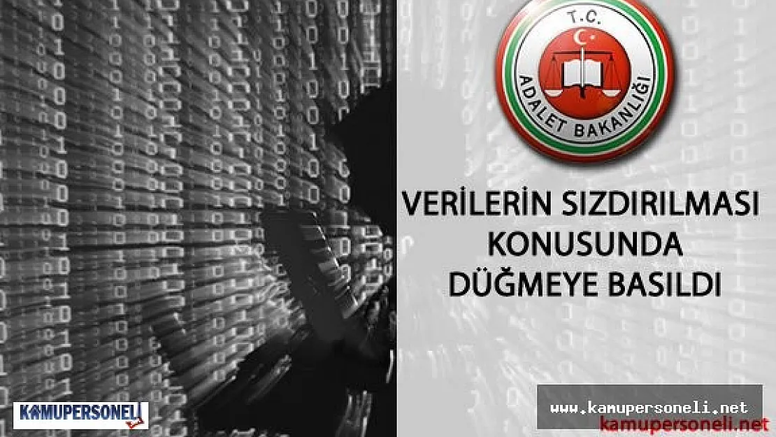 Adalet Bakanlığı 50 Milyon Vatandaşın Kimlik Bilgisinin Sızdırılması Konusunda Düğmeye Bastı