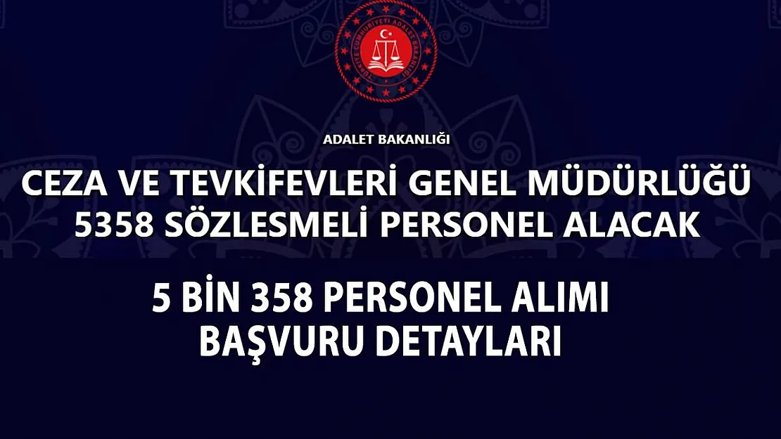 Adalet Bakanlığı personel alımı başvuru ekranı açıldı! Başvuru şartları nelerdir?