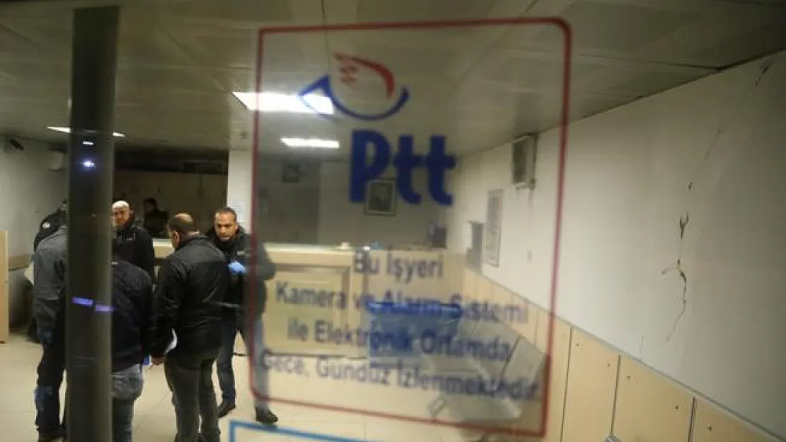 Adana'da PTT şubesinden hırsızlık
