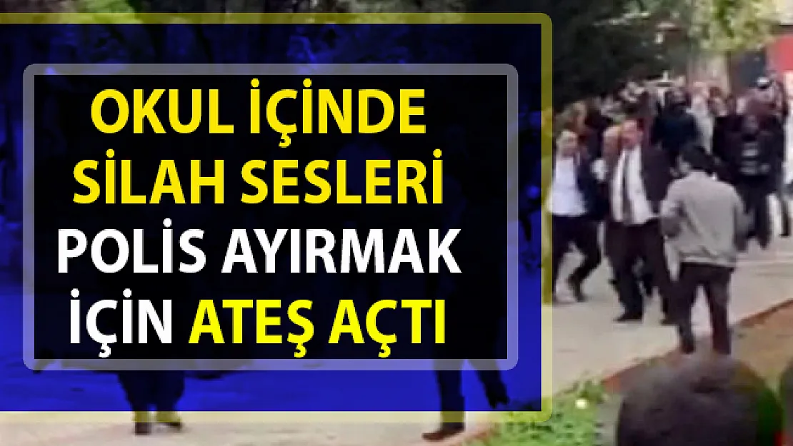 Adana'da seçim kavgası! Polis ayırmak için havaya ateş açmak zorunda kaldı