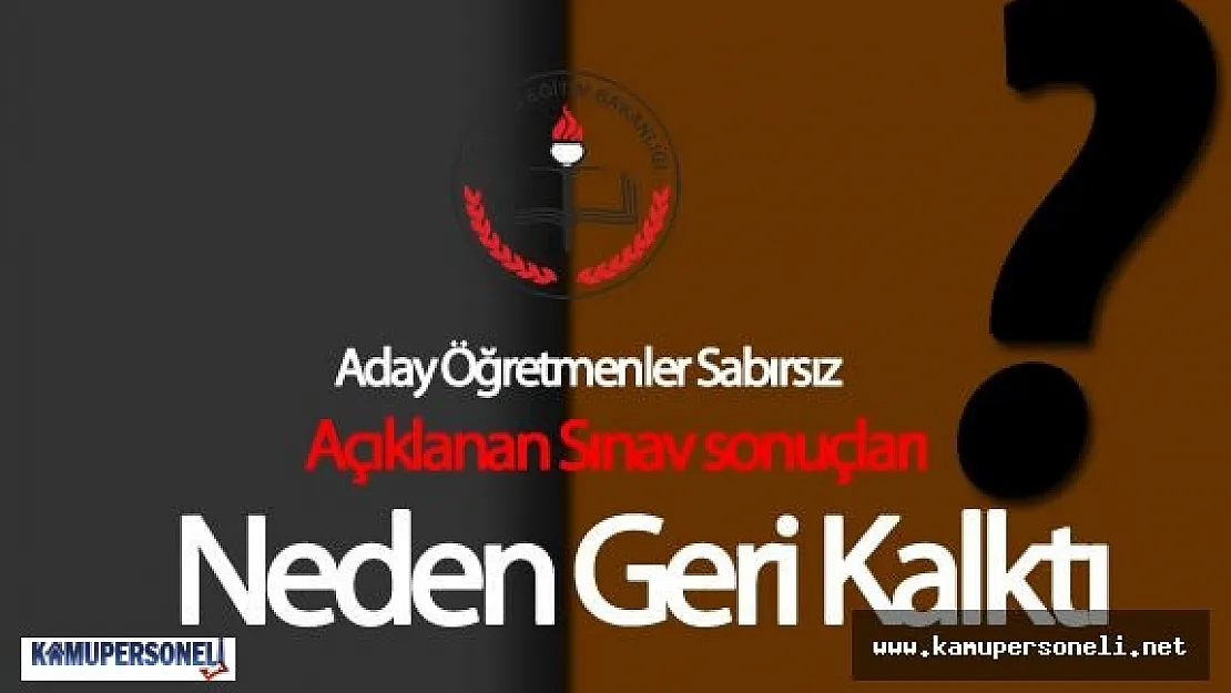 Aday Öğretmen Sınavı Sonuçları Ne Zaman Açıklanacak?