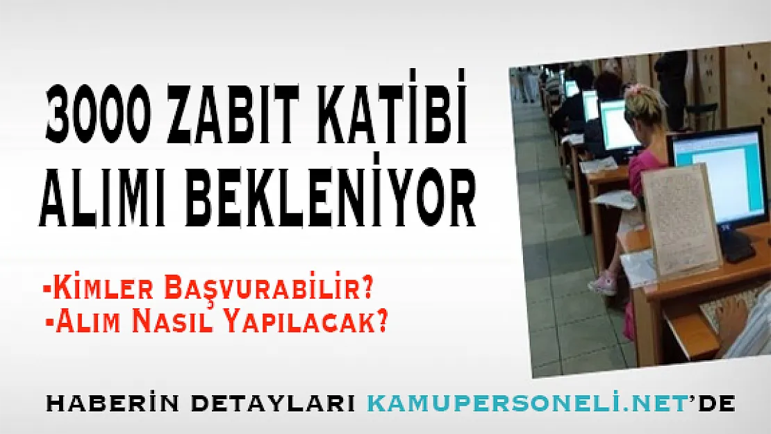 Adaylar Adalet Bakanlığı'ndan Zabıt Katibi Alımını Bekliyor