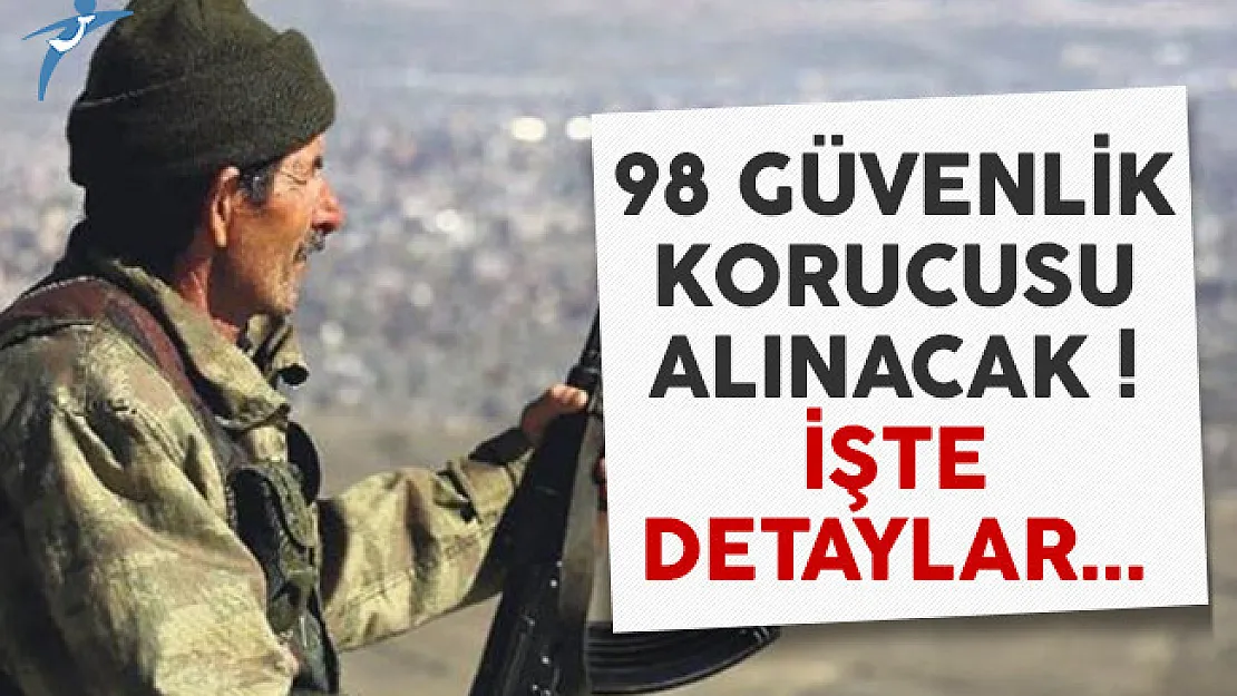 Adilcevaz Kaymakamlığı 98 güvenlik korucusu alımı yapacak