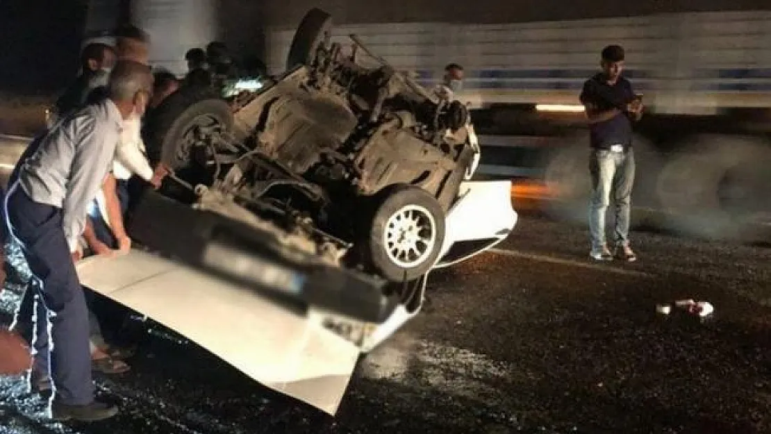Adıyaman- Şanlıurfa karayolunda kaza! 1 ölü