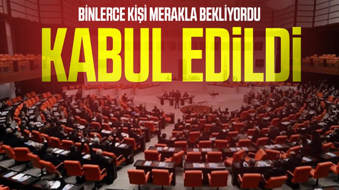 Af yasası 2020 son gelişme! Binlerce kişinin merakla beklediği infaz düzenlemesi TBMM'de kabul edildi