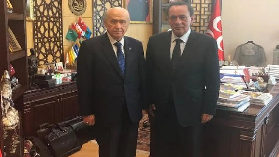 Af yasası ile cezaevinden çıkan Alaattin Çakıcı Devlet Bahçeli'yi makamında ziyaret etti!
