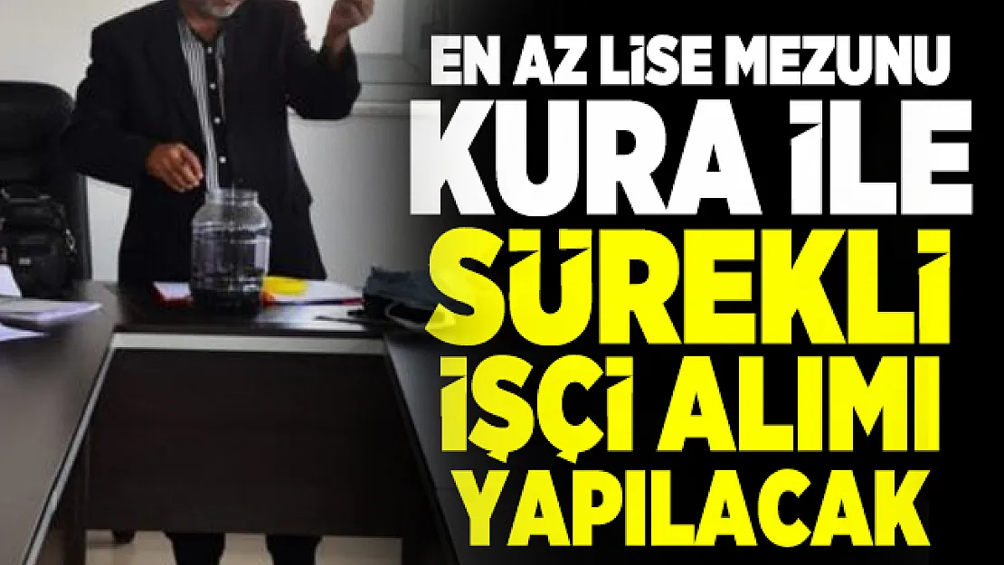 Afyonkarahisar Sağlık Bilimleri Üniversitesi en az lise mezunu kura ile sürekli işçi alımı yapacak