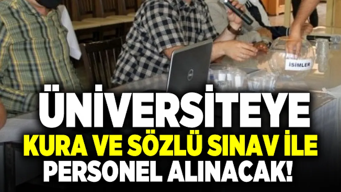 Afyonkarahisar Sağlık Bilimleri Üniversitesi'ne kura ve sözlü sınav ile personel alınacak! Temizlik, Güvenlik ve Bakım Onarım Hizmetleri....
