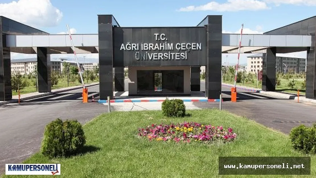 Ağrı İbrahim Çeçen Üniversitesi Akademik Personel Alımı