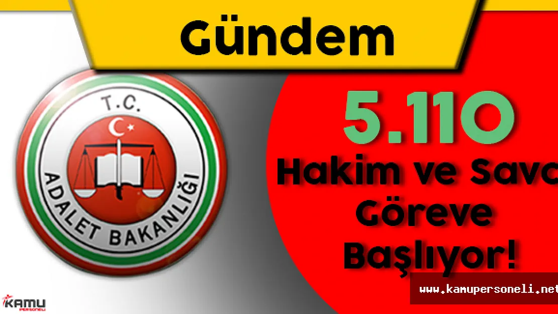 Ağustos'ta 5.110 Stajyer Hakim ve Savcı Göreve Başlıyor!