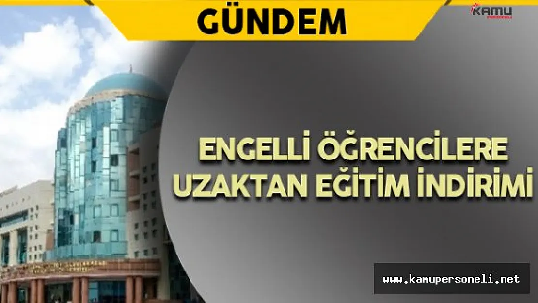 Ahmet Yesevi Üniversitesinden Engellilere Özel İndirim