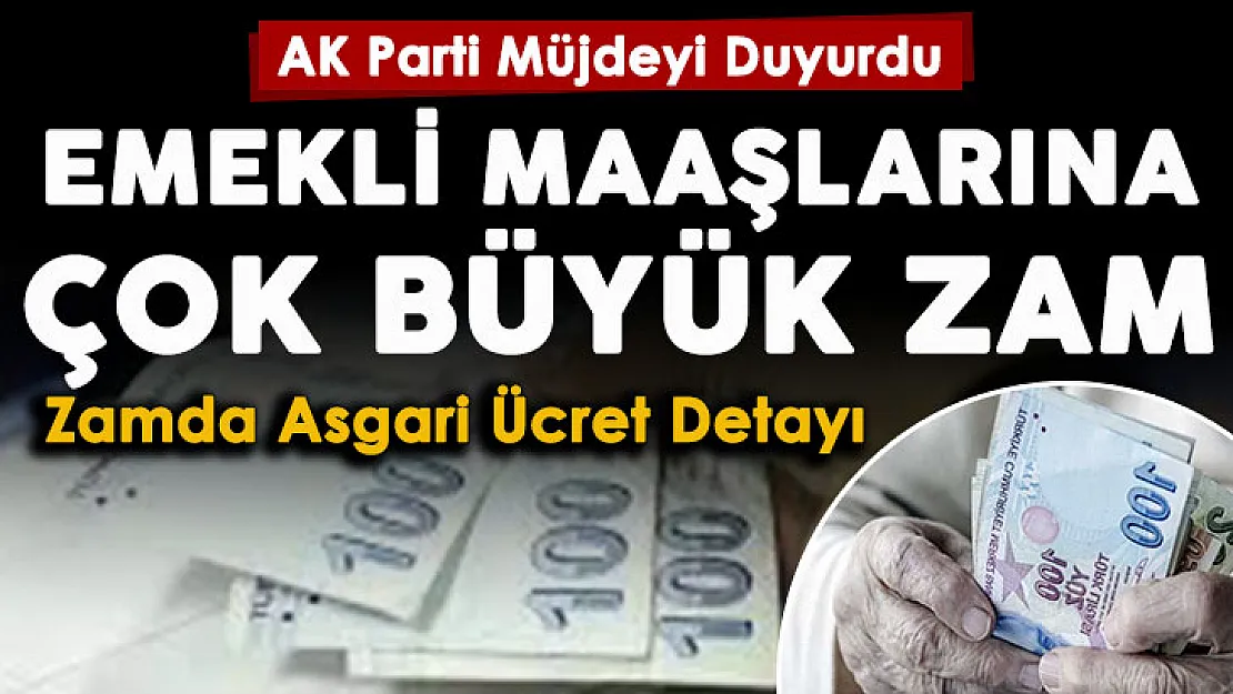 AK Parti emekli maaşları için müjdeyi duyurdu: 2022 Emekli maaşına yapılacak dev zam
