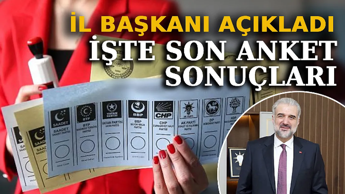 AK Parti İstanbul İl Başkanı Açıkladı: İşte Son Anket Sonuçları