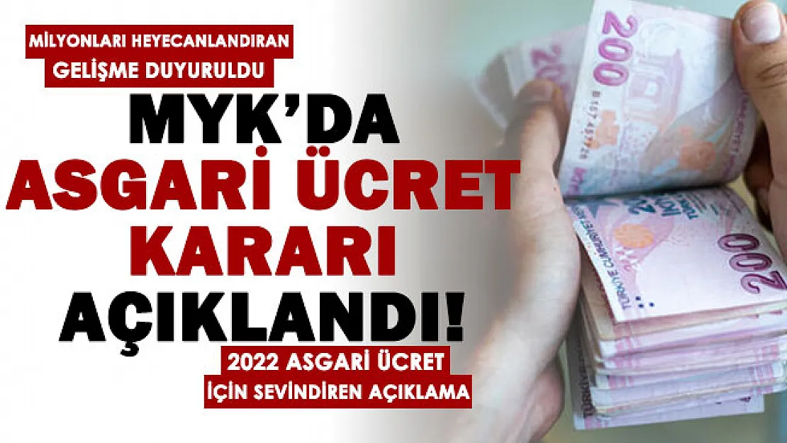 AK Parti MYK'dan asgari ücret kararı çıktı! Milyonları heyecanlandıran gelişmeyi Ömer Çelik duyurdu