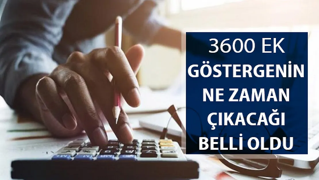 AK Parti'den Açıklama Geldi ! 3600 Ek Göstergenin Ne Zaman Çıkacağı Belli Oldu