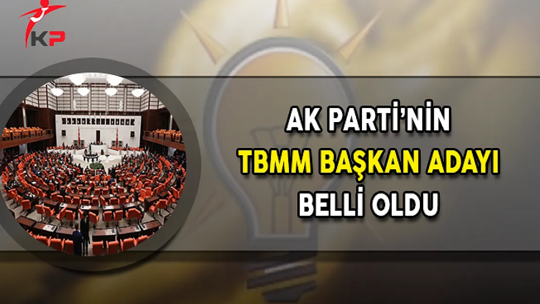 AK Parti'nin TBMM Başkan Adayı Belli Oldu !
