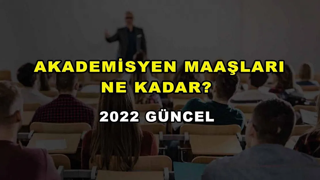Akademisyen Maaşları Ne Kadar? 2022 Güncel