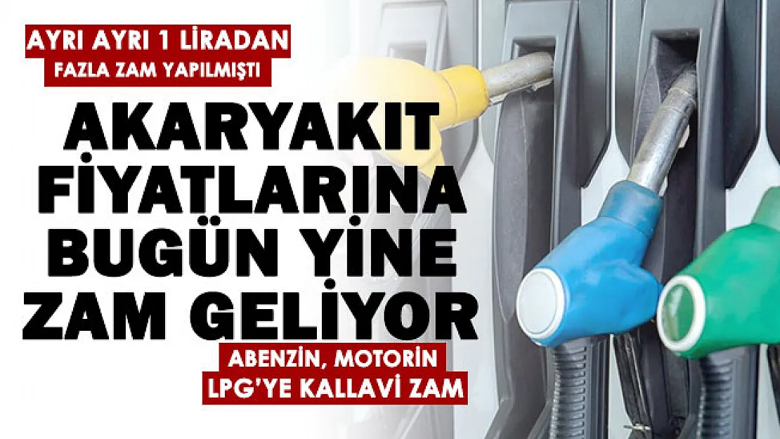 Akaryakıt fiyatlarına ayrı ayrı 1 liradan fazla zam yapılmıştı! Benzin, motorin ve LPG'ye bugün yine kallavi zam geliyor: Sürücüler şimdiden istasyonlarda kuyruk oluşturdu