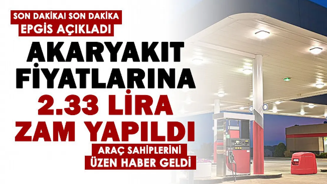 Akaryakıt fiyatlarına toplam 2 lira 33 kuruş zam yapıldı! Araç sahipleri istasyonlar önünde kuyruk oluşturdu: Bugün başlıyor