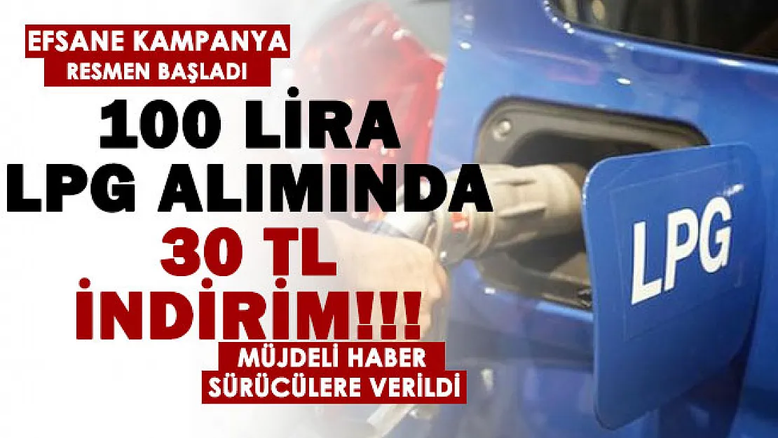 Akaryakıt zamlarından sonra Petrol Ofisi dev kampanya başlattı! 100 TL LPG alımında 30 TL indirim yapılacak