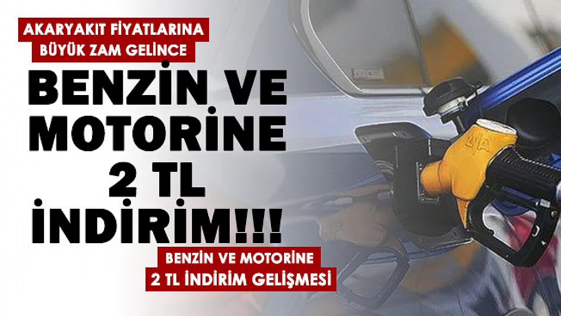 Akaryakıta gelen zamlar sonrasında heyecanlandıran gelişme! Benzin ve motorinin litre fiyatına 2 TL indirim: Akaryakıt için son dakika gelişmesi
