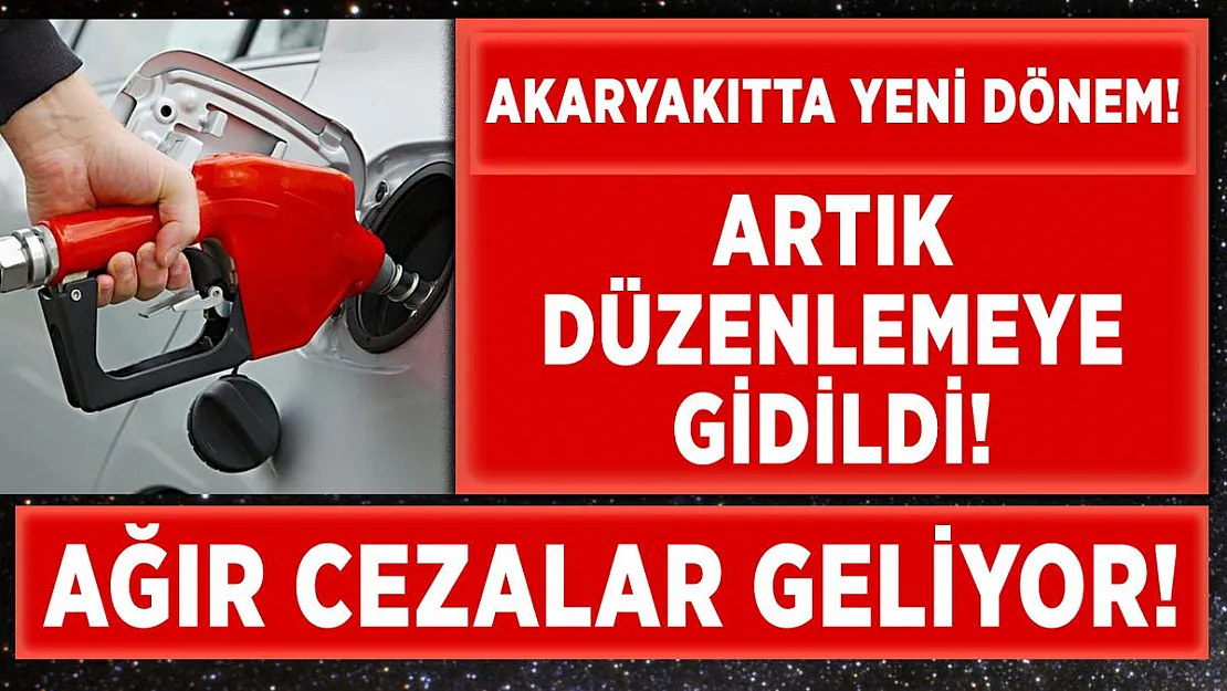 Akaryakıtta yeni dönem başlıyor! Düzenlemeyle artık değişiyor!