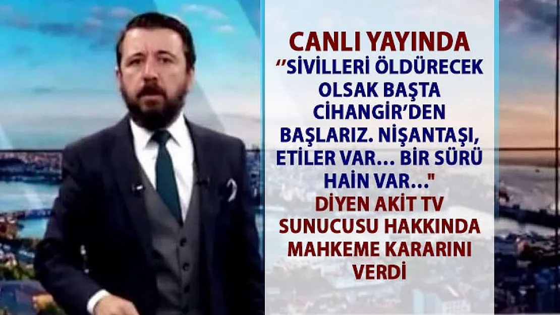 Akit TV'nin eski spikeri Ahmet Keser hapis cezası aldı!