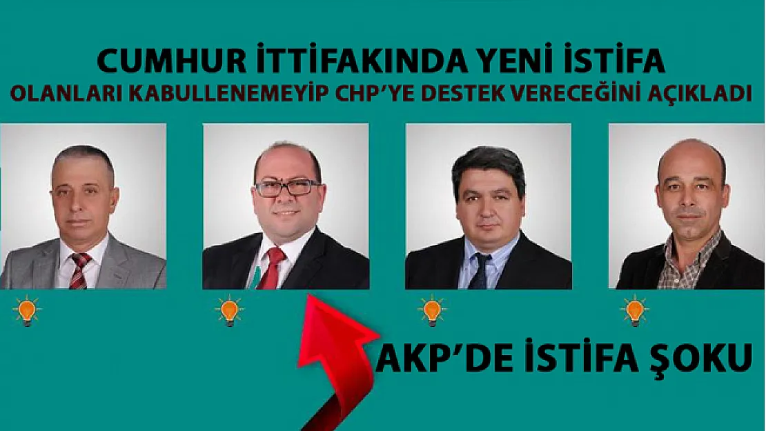 AKP'li meclis üyesi Nihat Sönmez partisinden istifa edip CHP için çalışacağını söyledi