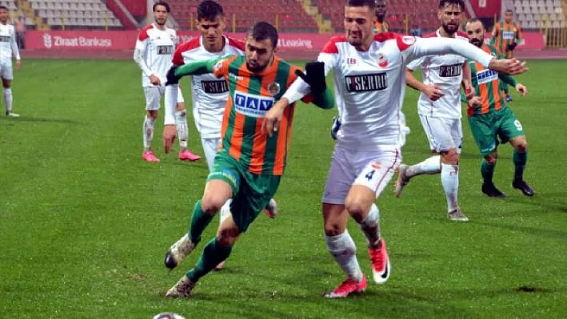 Alanyaspor, deplasmanda Kahramanmaraşspor'a yenildi