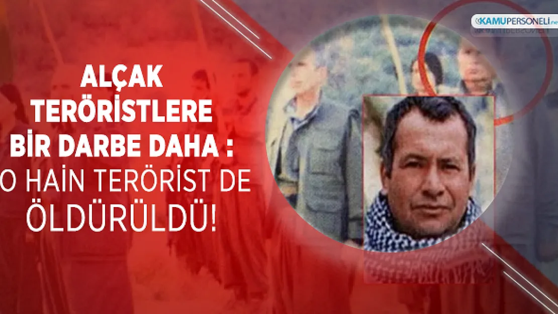 Alçak teröristlere bir darbe daha : O hain terörist de öldürüldü!