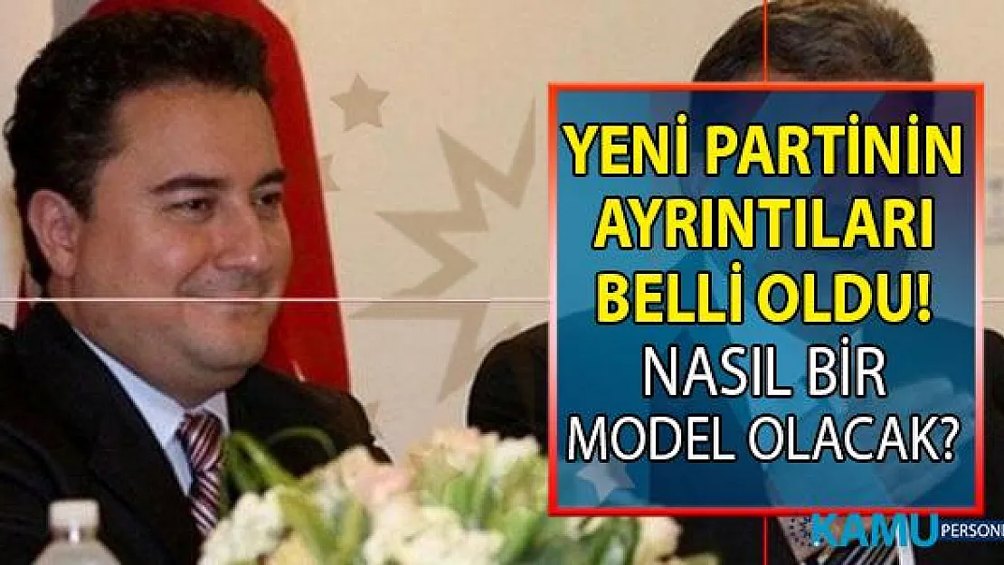 Ali Babacan'ın yeni partisi hakkında ayrıntılar belli oldu! Babacan'ın partisi nasıl olacak sorusuna verilen cevaplar!