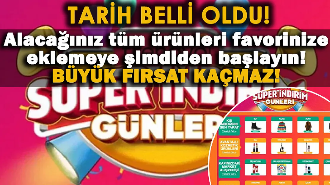 Almak istediğiniz ürünlerinizi favoriye atın! Büyük Trendyol indirimi başlıyor! Black Friday (Kara Cuma) büyük indirim günleri 2021 tarihi belli oldu!
