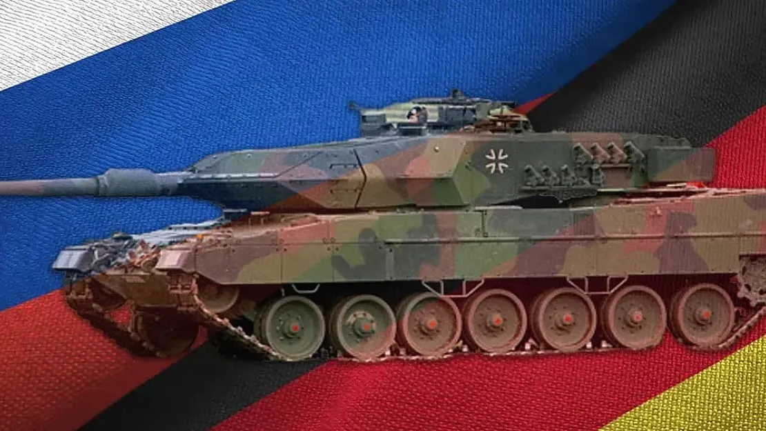 Alman tankları destek için Ukrayna'ya yola çıktı Putin bu hamlenin altında kalmadı!