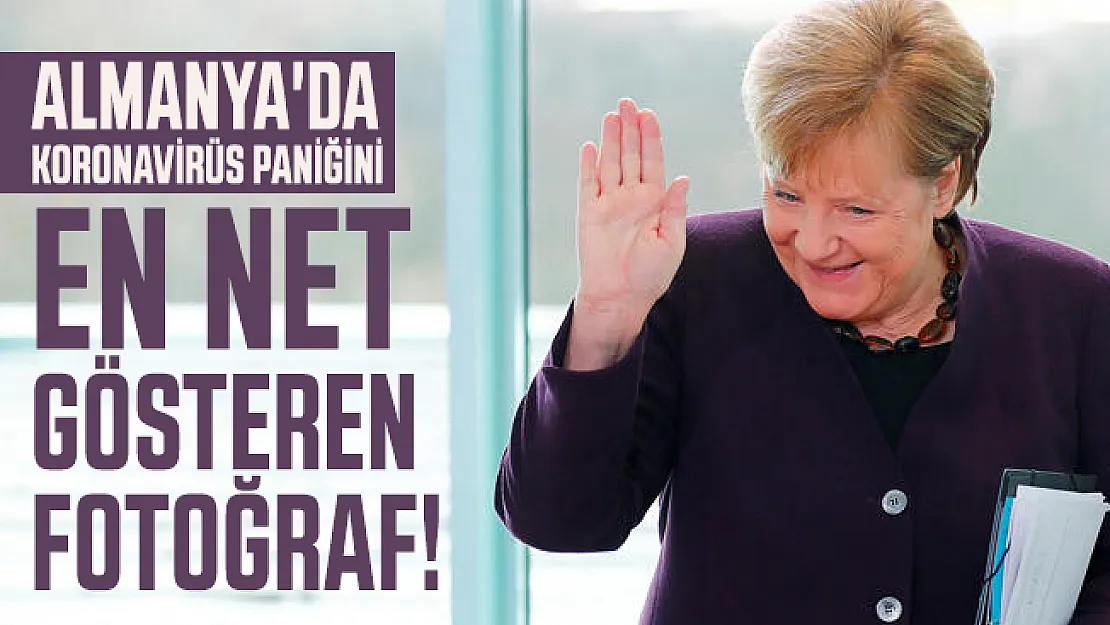 Almanya'da koronavirüs paniği zirveye oturdu! Bakan'dan Merkel'e dikkat çeken hareket