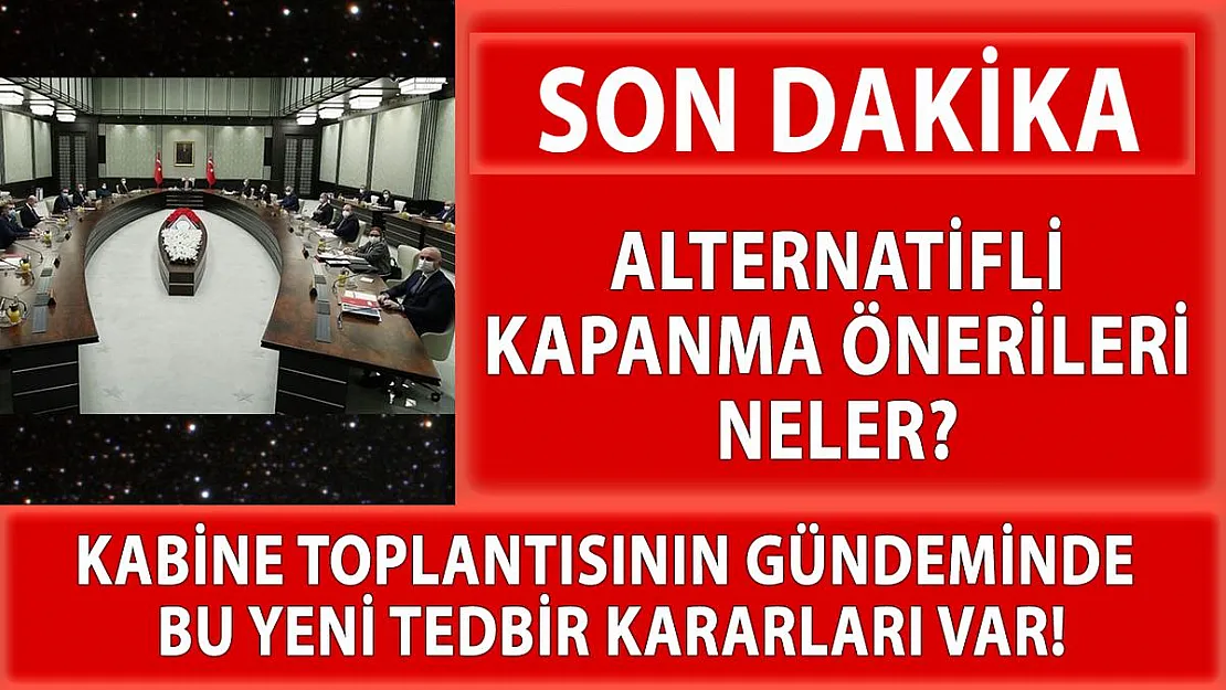 Alternatifli kapanma önerileri neler?