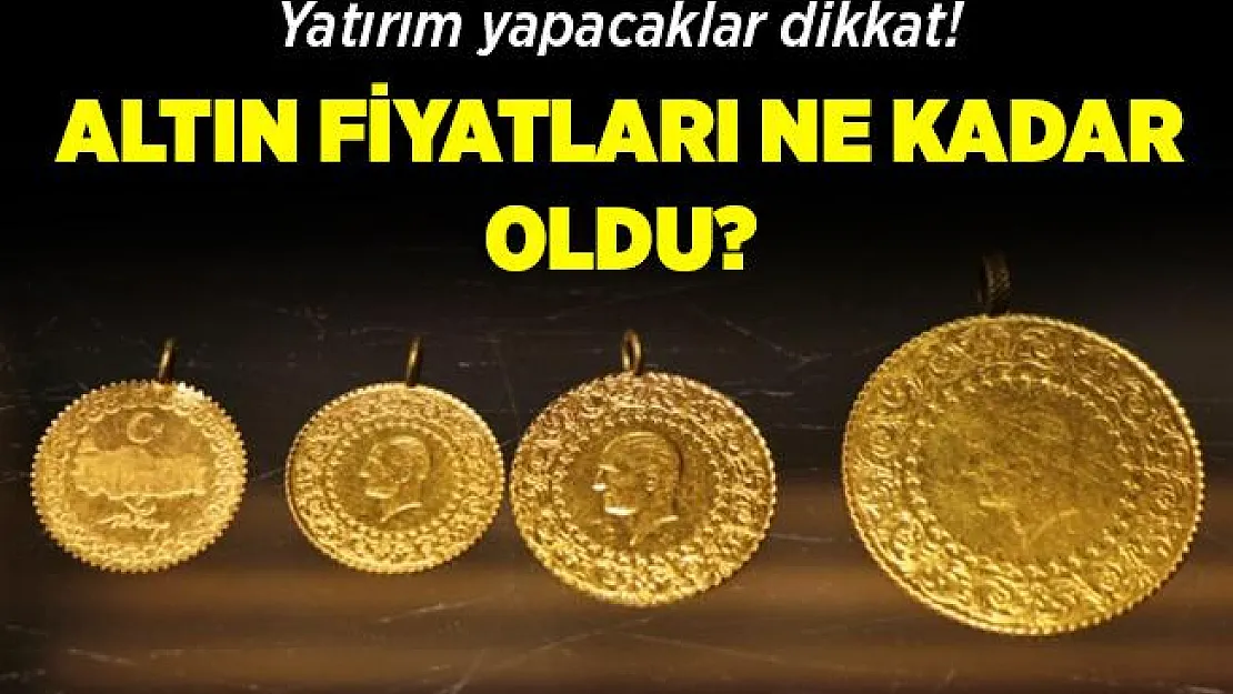 Altın alacaklar dikkat! 2 Ağustos altın fiyatları yükselmeye devam ediyor! 2 Ağustos altın fiyatları gram altın çeyrek altın fiyatları
