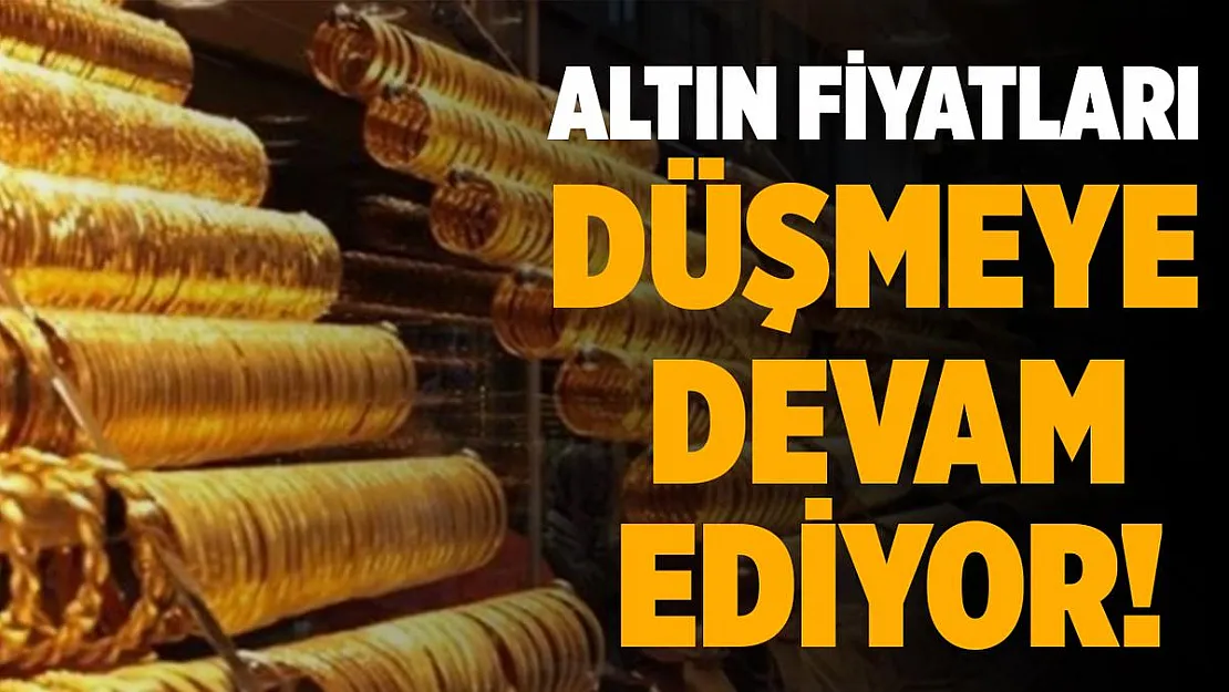Altın fiyatları düşüş trendini sürdürmeye devam ediyor!