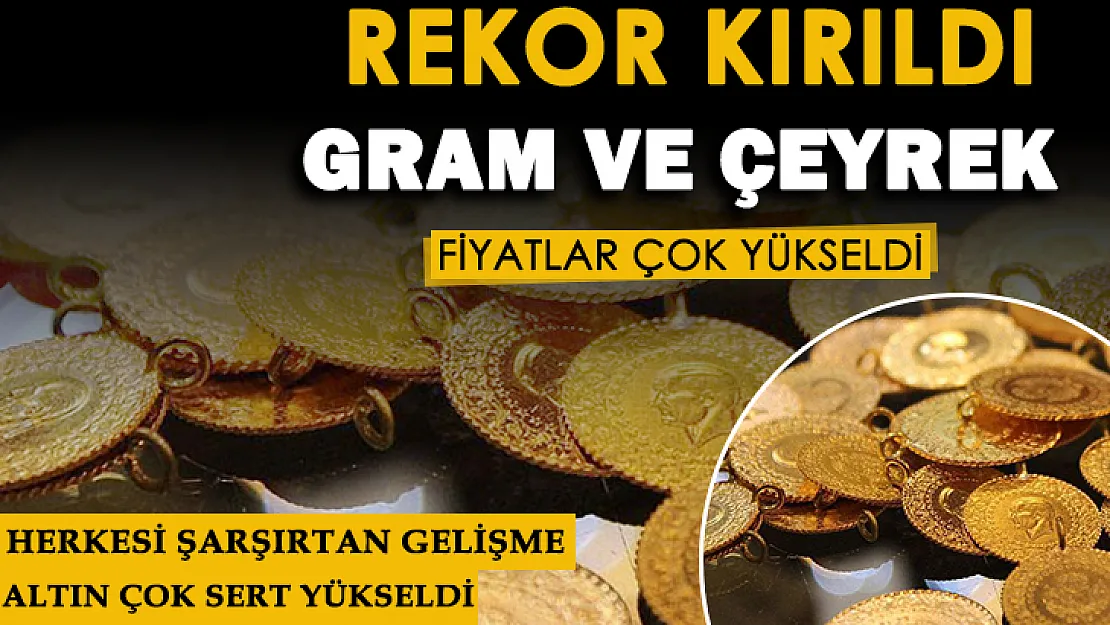Altın fiyatları rekor seviyeye yükseldi! Gram altın, çeyrek altın çok sert yükseldi! İşte 1 Kasım 2021 güncel altın fiyatları