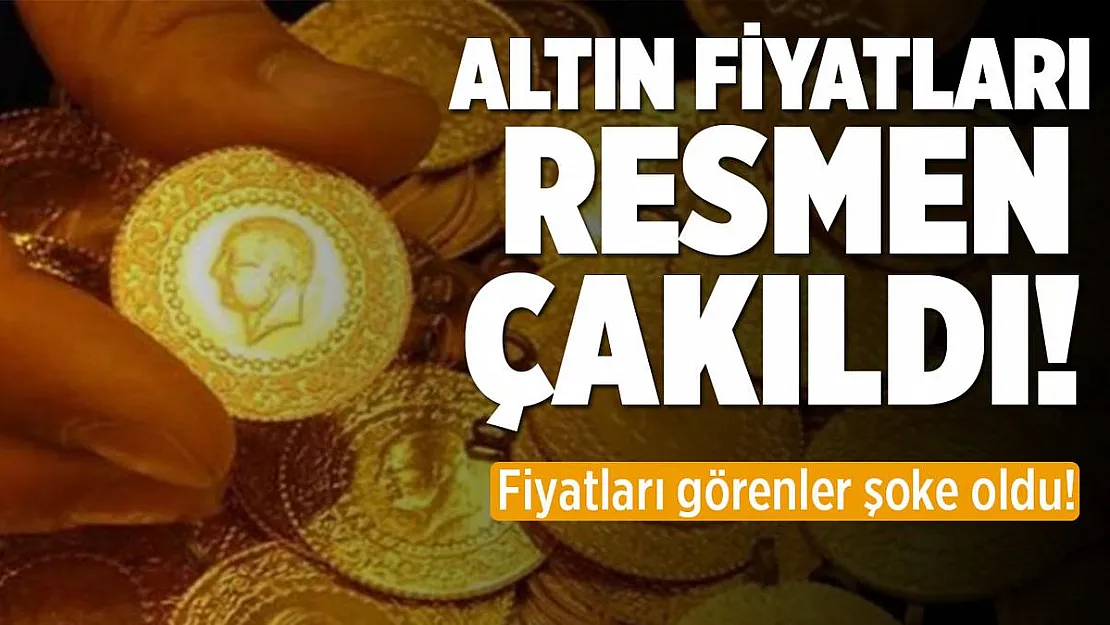 Altın fiyatları resmen çakıldı!