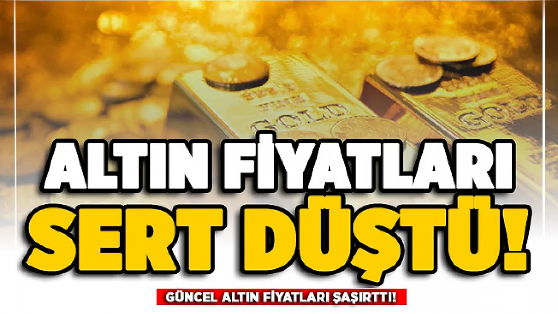Altın fiyatları sert düştü! 7 Kasım 2020 güncel altın fiyatları
