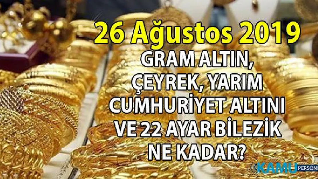 Altın fiyatları yükseliyor! Çeyrek ve gram altın ne kadar oldu?