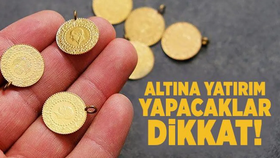 Altına yatırım yapacaklar dikkat! Altın fiyatları düşmeye başladı