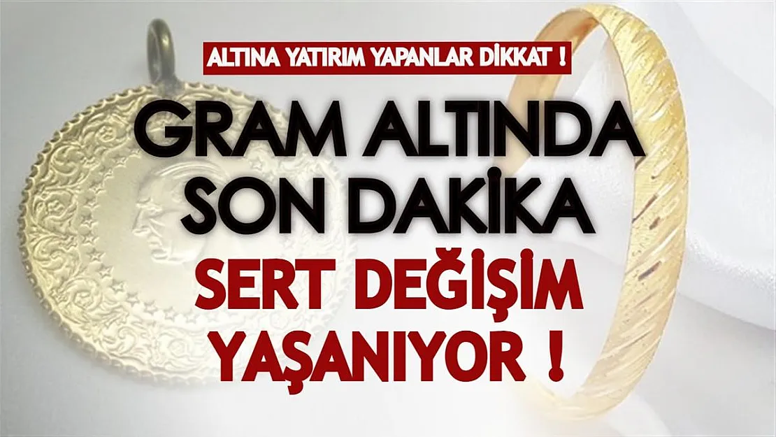 Altına yatırım yapanlar dikkat: Gram altında sert değişim! 18 Ocak altın fiyatları ne kadar oldu?