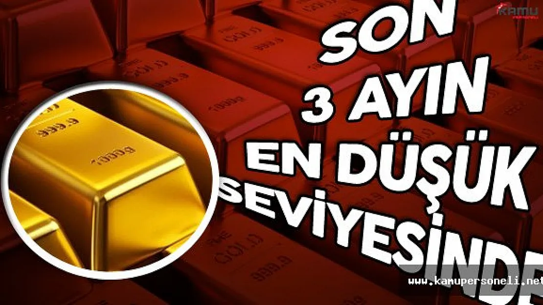 Altının Ons Fiyatı Son 3 Buçuk Ayın En Düşük Seviyesine Geldi