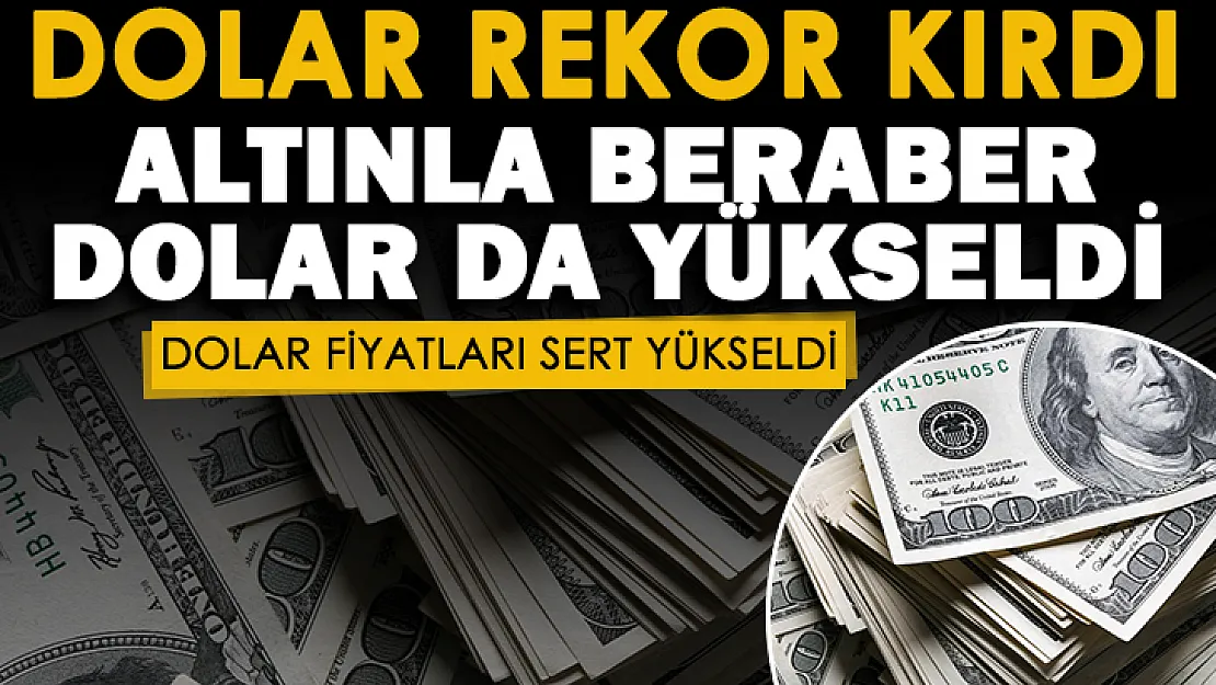 Altınla birlikte dolar da sert yükseldi! Dolar yatırım ve birikim yapanları şaşırttı! İşte 10 Kasım güncel dolar ve euro fiyatları